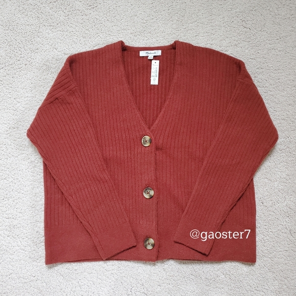 Madewell Cameron Ribbed Cardigan Sweater - Picture 5 of 11
